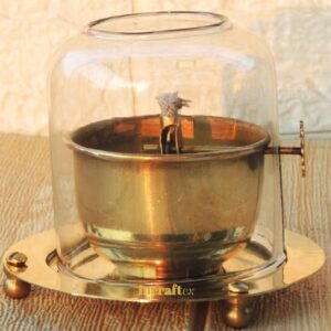 brass oil lamp adjustable wick